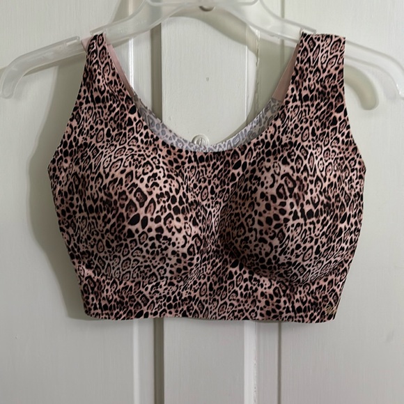 Victoria's Secret tan and black print Bra NWT SIZE L-XXL. Removable padding - Picture 1 of 5